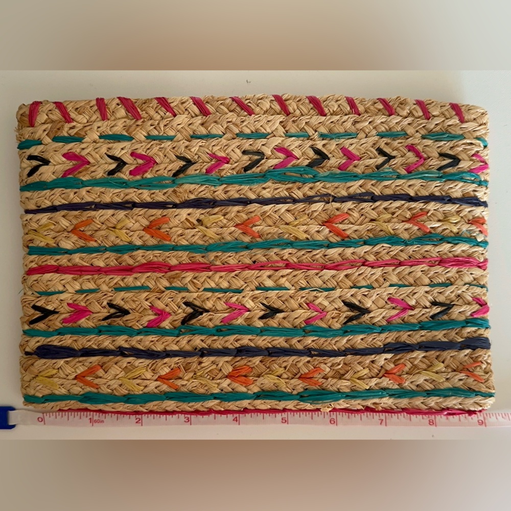 Straw Woven Clutch